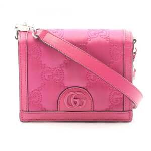GUCCI Authentic Pink Leather Shoulder Bag